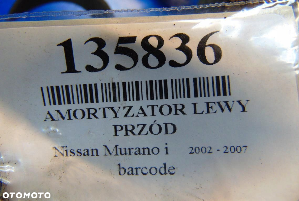 NISSAN MURANO I 3.5 V6 AMORTYZATOR LEWY PRZÓD - 8