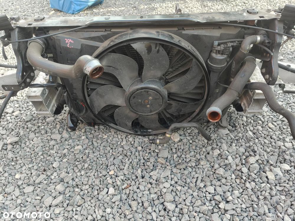 MERCEDES W204 Coupe LIft 11-15 2.2 cdi Pas Przedni Wzmocnienie Czołowe Belka Okulary Chłodnice - 12