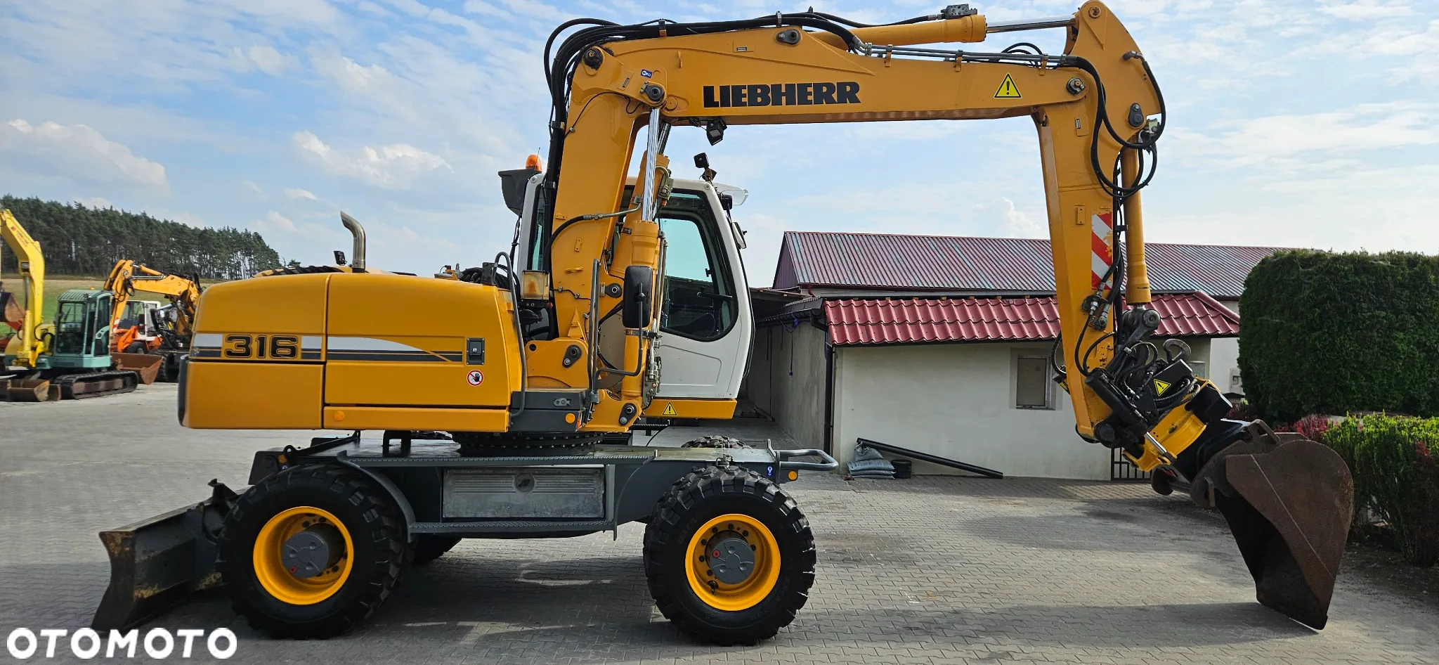 Liebherr A 316 Rotatilt Engcon! 11 tys. Mtg, Szybka skrzynia, nowe koła,  z Holandii!!! - 6
