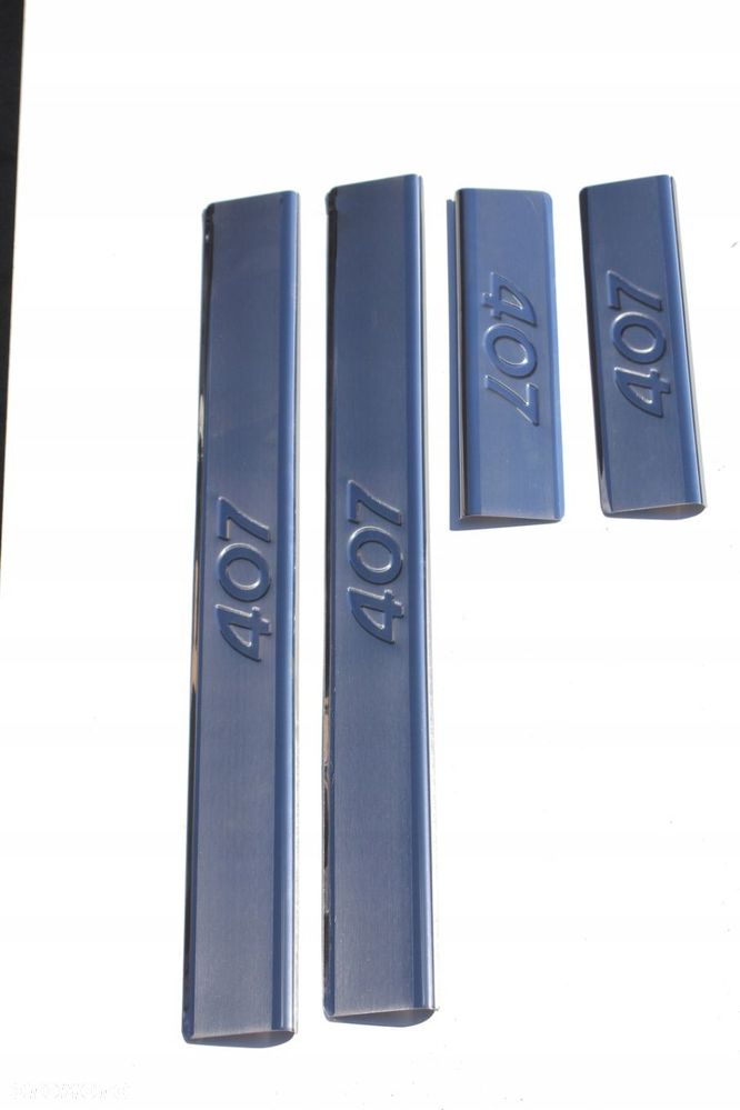 NAKŁADKI NA PROGI PEUGEOT 407 ŁÓDŹ