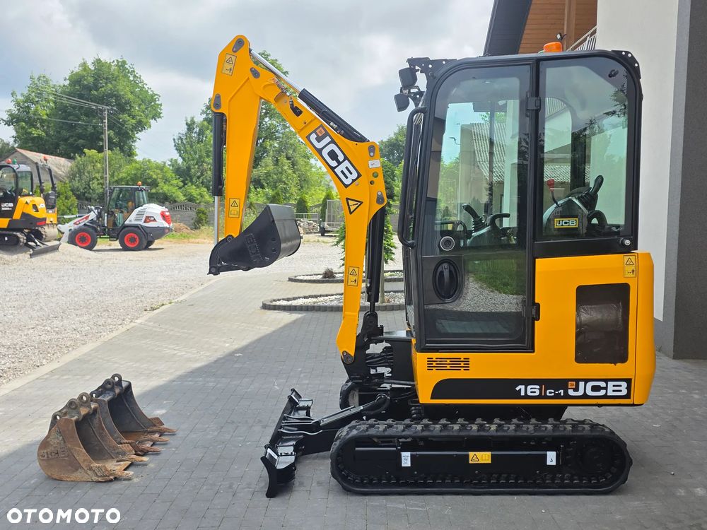 JCB JCB 16 C-1 mini koparka 3 łyżki szybkozłącze 19c1 sprowadzona 8018 serwisowana - 32