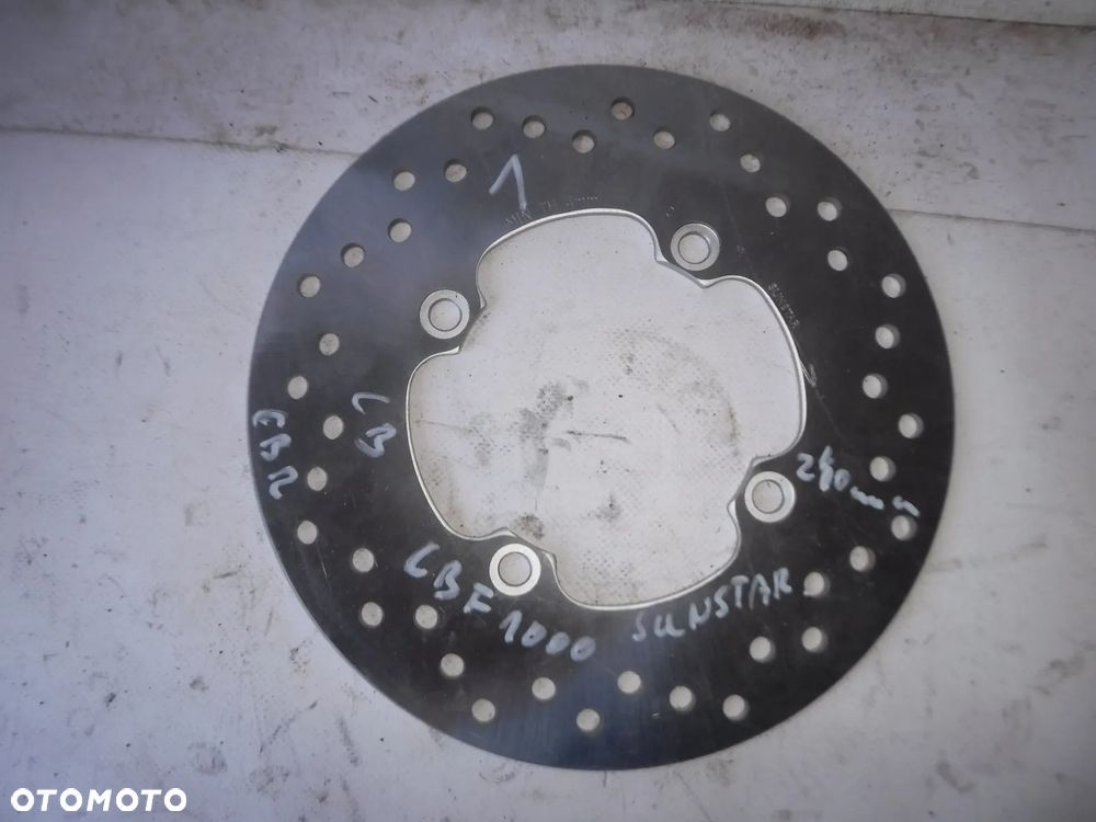 tarcza hamulcowa sunstar nowa 240mm honda cbr cbf 1000 cb - 1