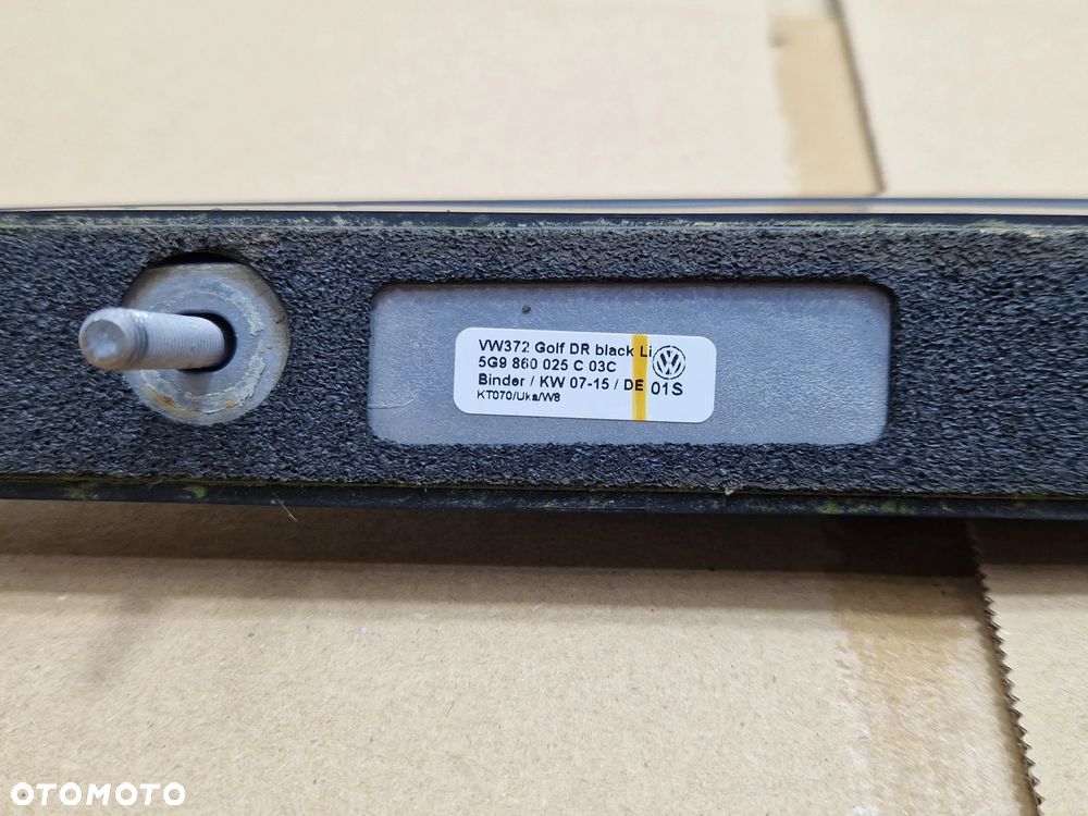 RELINGI DACHOWE KOMPLET 5G9860025C 5G9860025C VW GOLF 7 VII KOMBI - 5