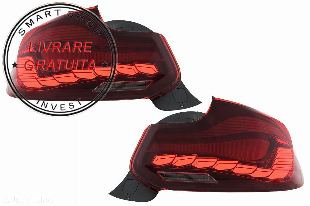 Stopuri OLED BMW Seria 2 F22 F23 M2 F87 (2014-2020) Semnal Dinamic Secvential- livrare gratuita - 1