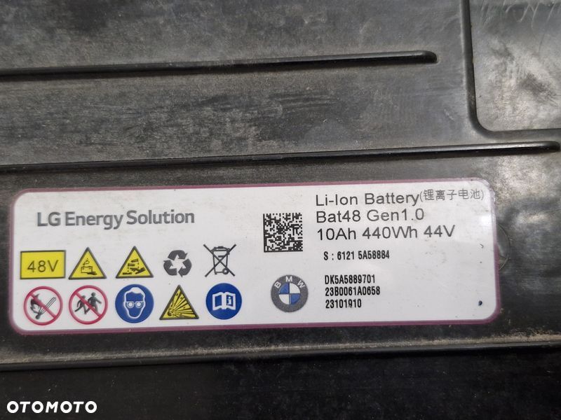 BMW G20 G21 G30 G01 2.0 B BATERIA AKUMULATOR DODATKOWY 5A58884 48V 10AH - 3