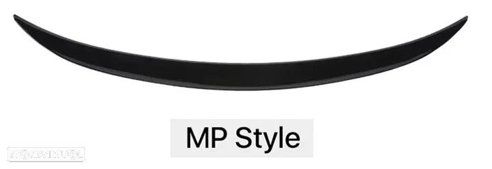 Spoiler aileron lip mala M Performance Style preto vários modelos BMW - 2