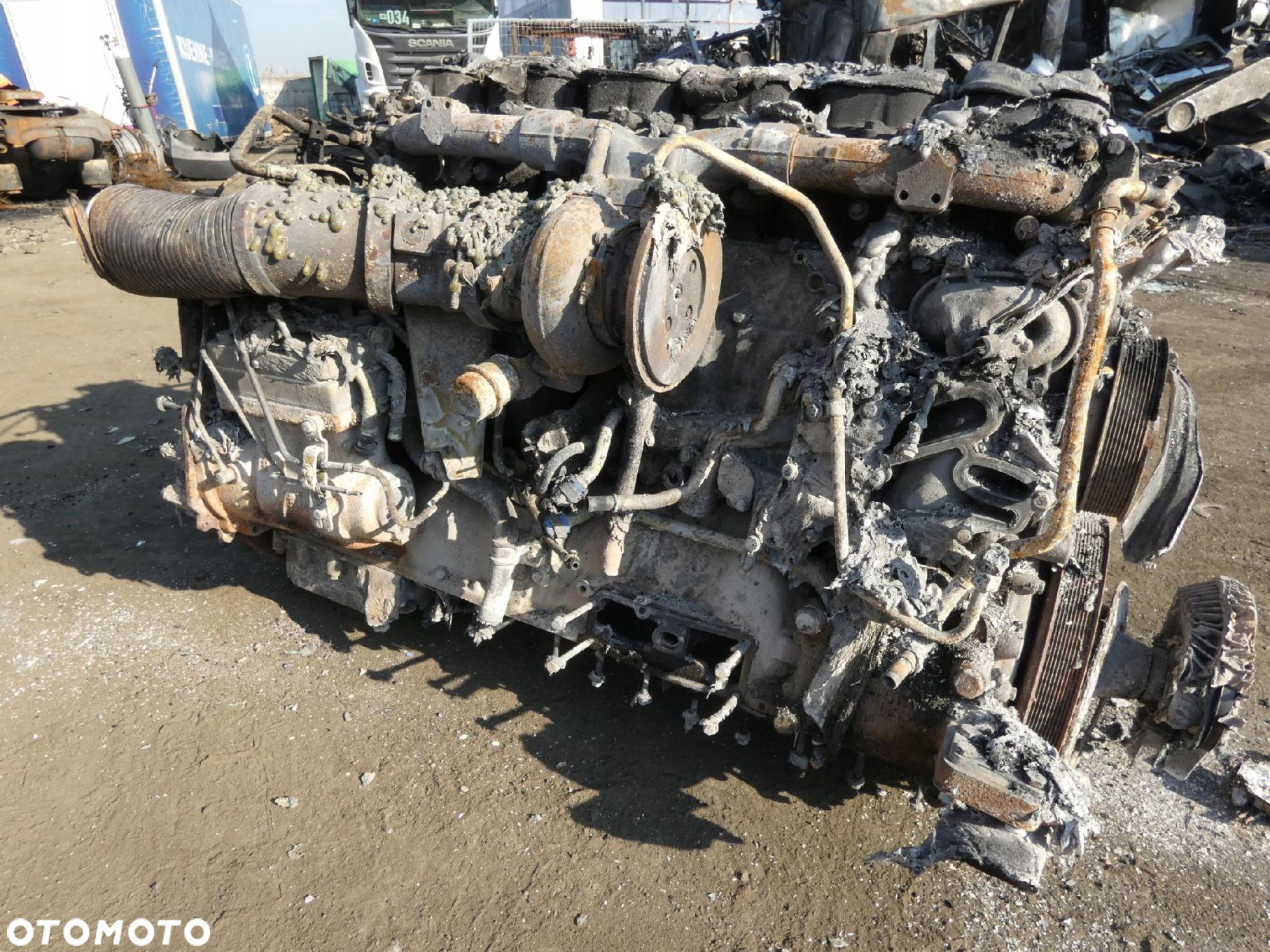 Dc13.155 Kompletny Silnik Z Osprzętem Po Spaleniu Euro6 Scania S500 2016- - 3