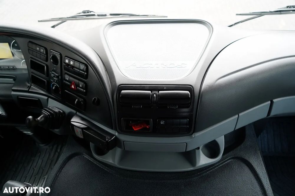 Mercedes-Benz ACTROS 2644 / 6X4 / BASCULATOR / 2X PLĂCI HIDRAULICE / + HIAB 166 ES-5 HDS / TELECOMANDĂ / ROTATOARE / EPS + AMBREIAJ / EURO 5 - 31