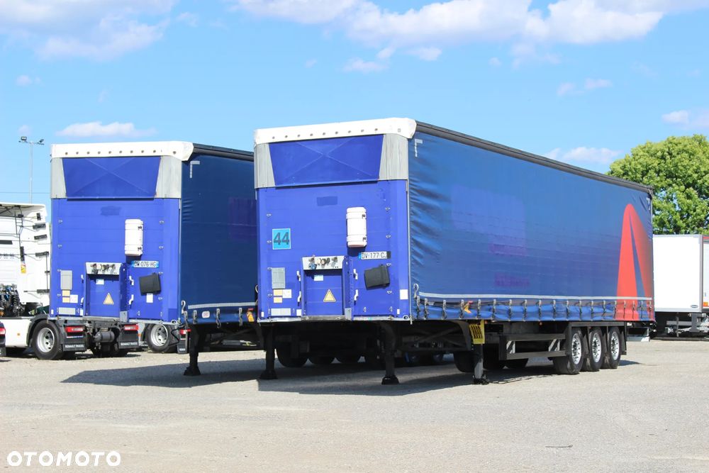 Schmitz Cargobull VARIOS /FIRANKA  /OSIE SCHMITZ / DACH PODNOSZONY/ RAMA OCYNK /SERWIS FR / IDEALNY STAN / - 25
