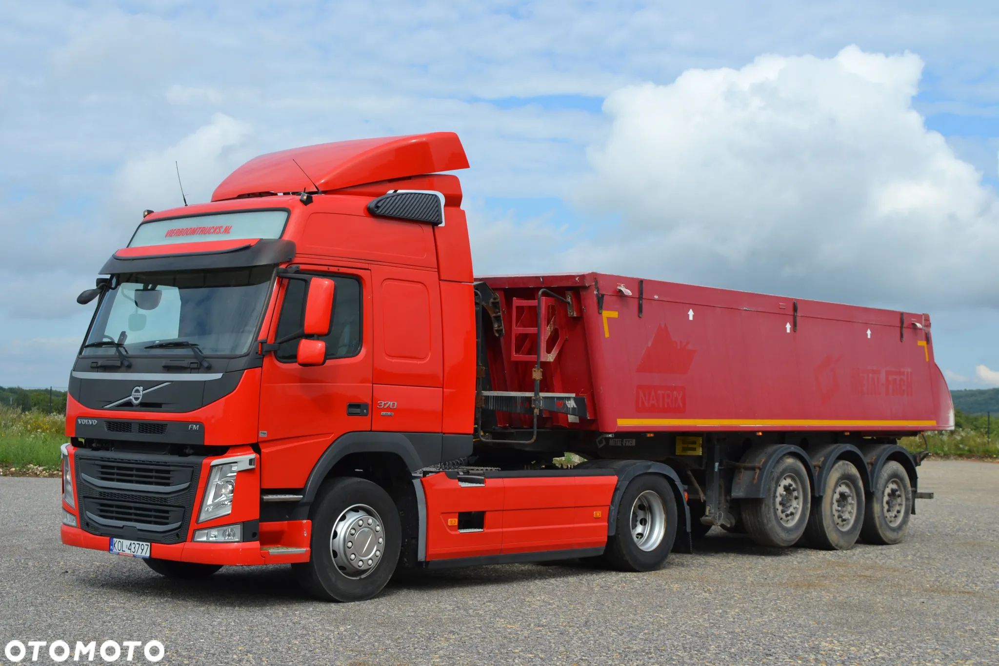Volvo FM 370 EURO 6 + Naczepa Metal-Fach NOVA TRAIL 2019 rok ZESTAW Niski przebieg - 1