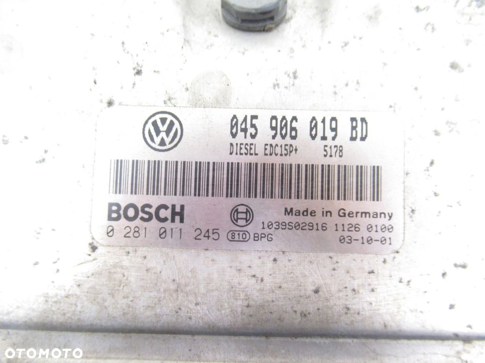 STEROWNIK VW GOLF IV 2.0 045906019BD 0281011245 - 2