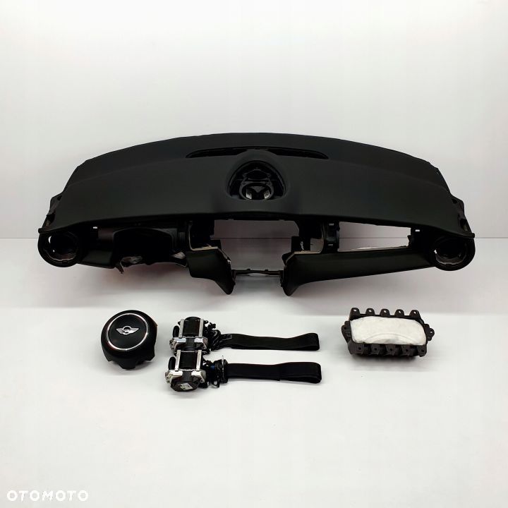 MINI COOPER F55 F56 DESKA ROZDZIELCZA KONSOLA KOKPIT PULPIT PODUSZKI AIRBAG AIR BAG PASY KIT SET - 1