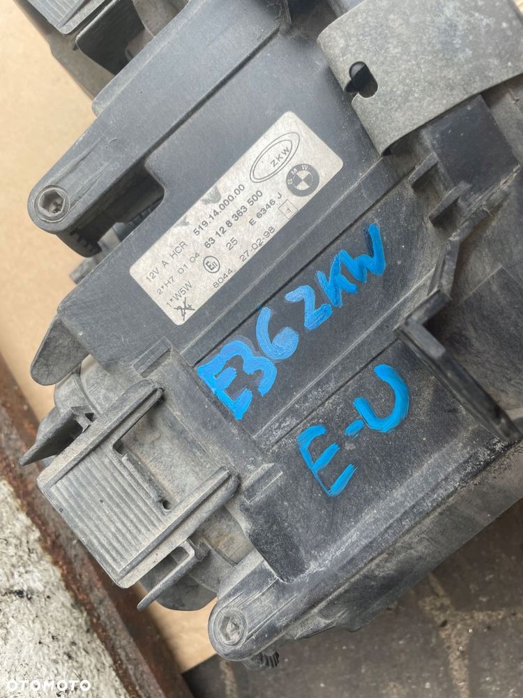 lampy przód bmw e36 coupe cabrio sedan kombi zkw lift europa - 11