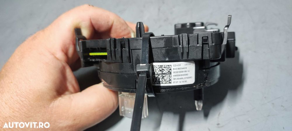 Spira volkswagen vw golf 6 break ptr volan cu padele cod 5K0953549B - 5