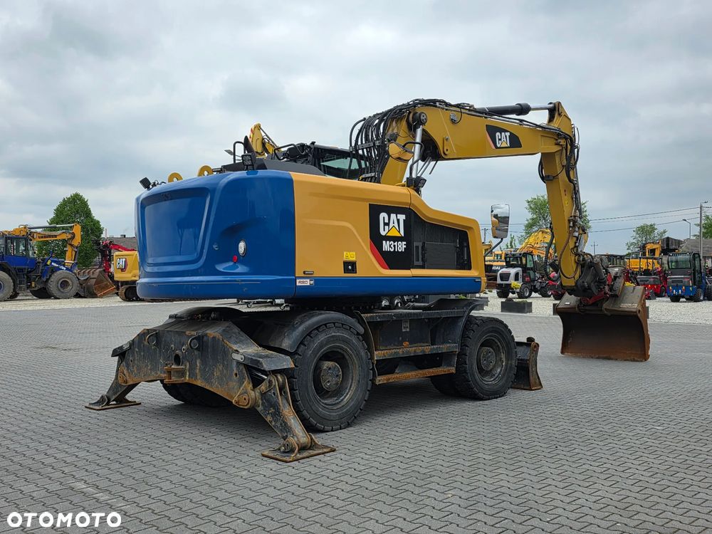Caterpillar M318F, 2018 ROK, PODPORY + PŁUG, ROTOTILT - 5