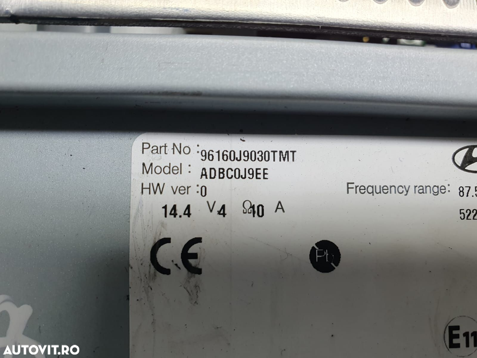 Navigatie 96160j9030tmt Hyundai Kona 1 [2017 - 2019] 1.0 t-gdi G3LC - 4