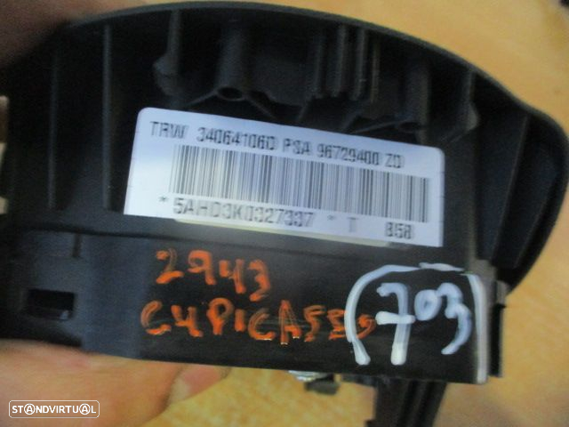 Airbag Condutor 96729400ZD CITROEN C4 PICASSO 2011 1.6HDI 112CV 5P CINZA - 3