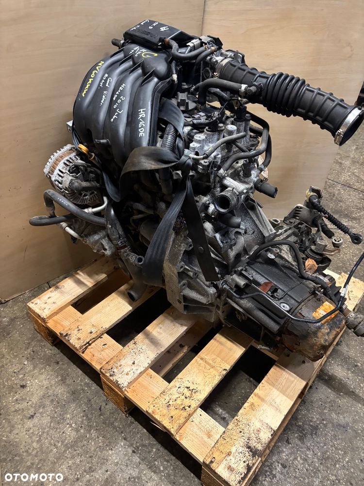 Silnik Nissan Juke HR16de film video nr. D186 SILNIK KOMPLETNY NISSAN QASHQAI J10 JUKE 1.6 16V HR16 HR16DE - 8