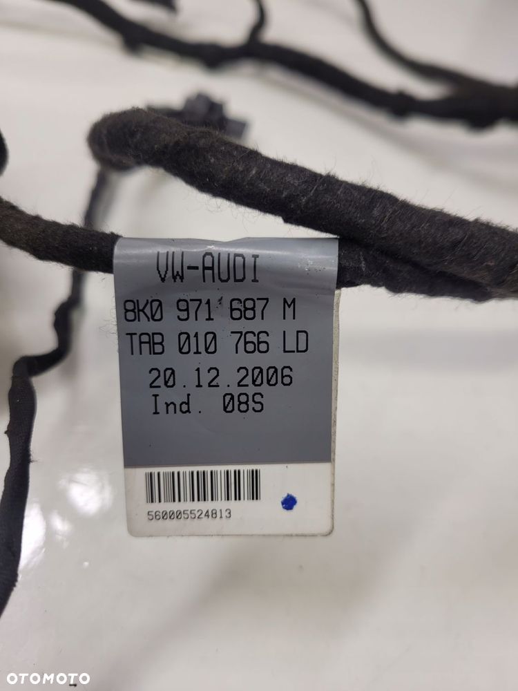 WIĄZKA DRZWI LEWY TYŁ AUDI A4 B8 8K0971687M - 5