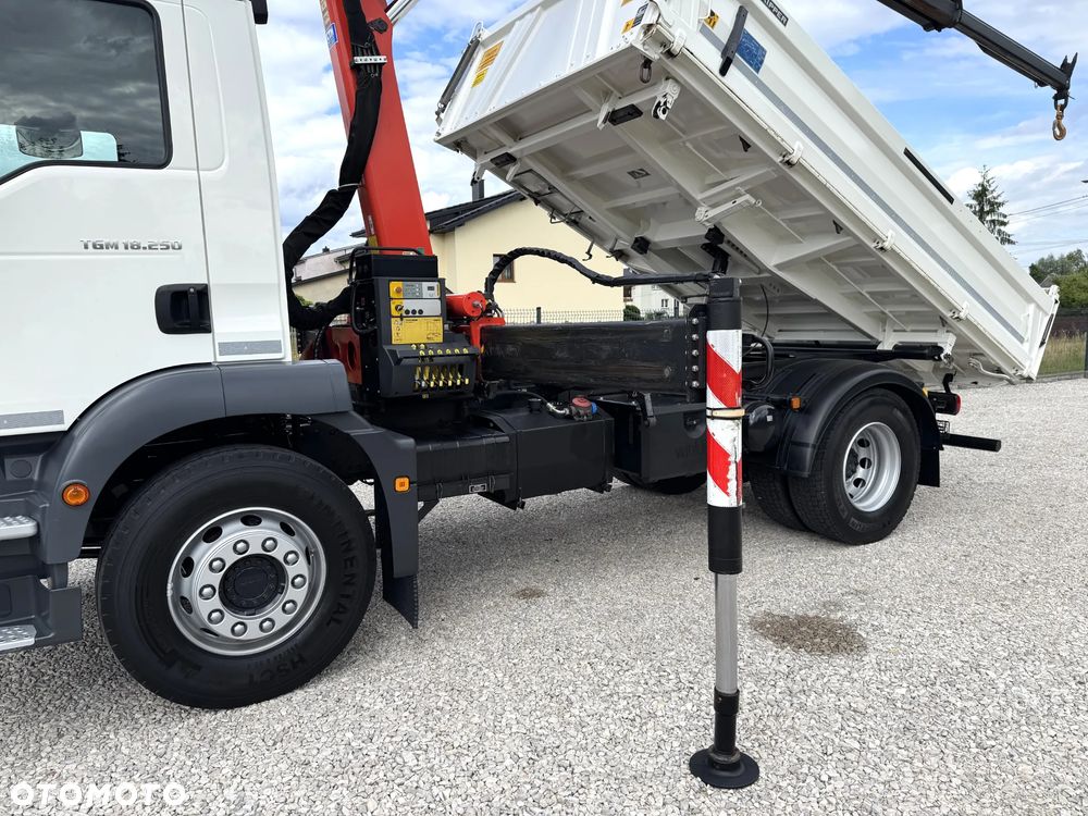 MAN TGM 18.250, PALFINGER 11001K + WYWROTKA MEILLER KIPPER, - 7