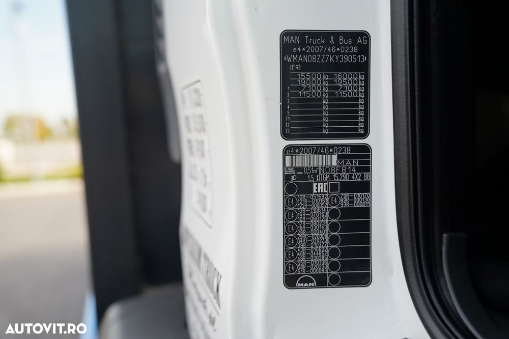 MAN TGM 15 .290 / HDS HC 190 + FORAJ / INSTRUMENT DE FORAJ / RADIOCOMANDĂ / EURO 6 / MANUALĂ / 2019 - 38