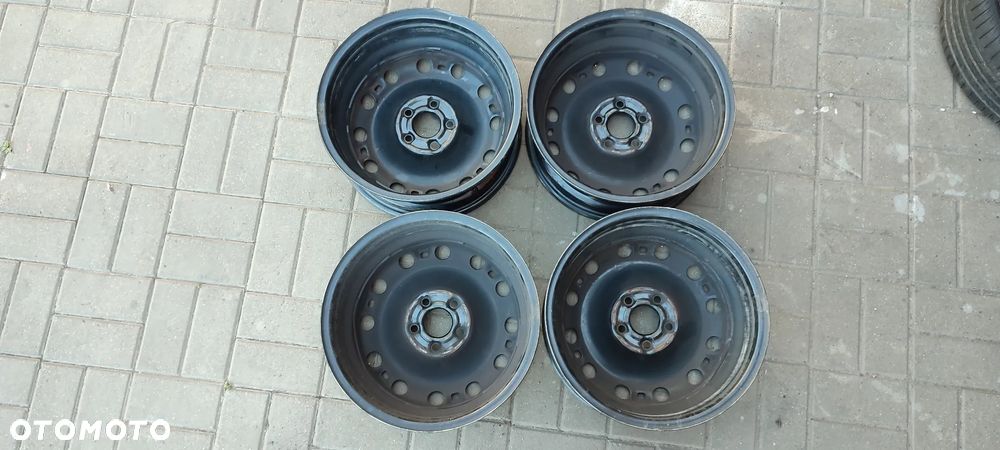 FELGI STALOWE 6C0601027B 5x100 6Jx15 CALI ET38 VW SEAT SKODA KOMPLET 4 SZTUKI - 7