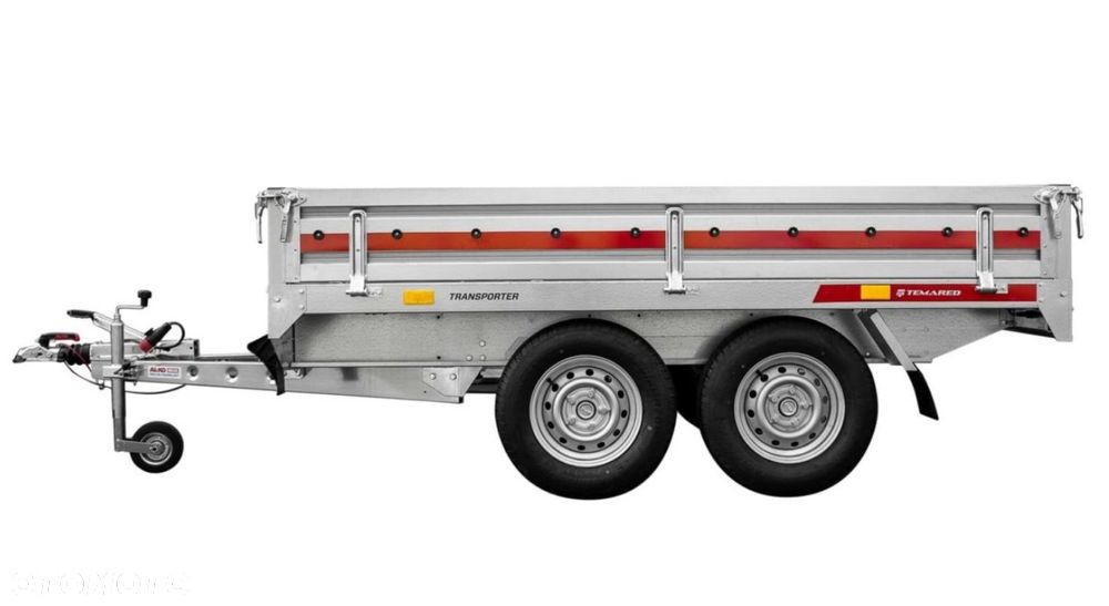 TEMARED TRANSPORTER 2515/2C DMC 2000KG burty dmontowalne wym. 254x151cm platforma uniwersalna - 10