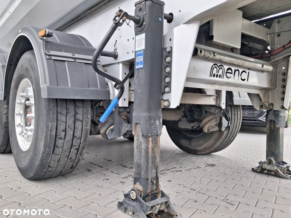 Menci Stalowa wywrotka 27m3, Elektryczny dach, Hardox - 6