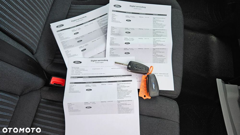 Ford Custom 2,0TDCI L2H1 Długi 194t.km. Pełen Serwis Ford Klima Webasto Hak Parktronik 2xDrzwi - 32