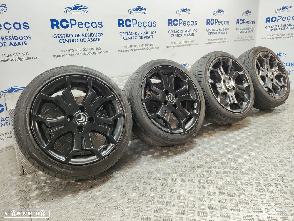 Conjunto de jantes Ronal originais Citroen DS3 DS Sport 7J ET25 4x108 - 3