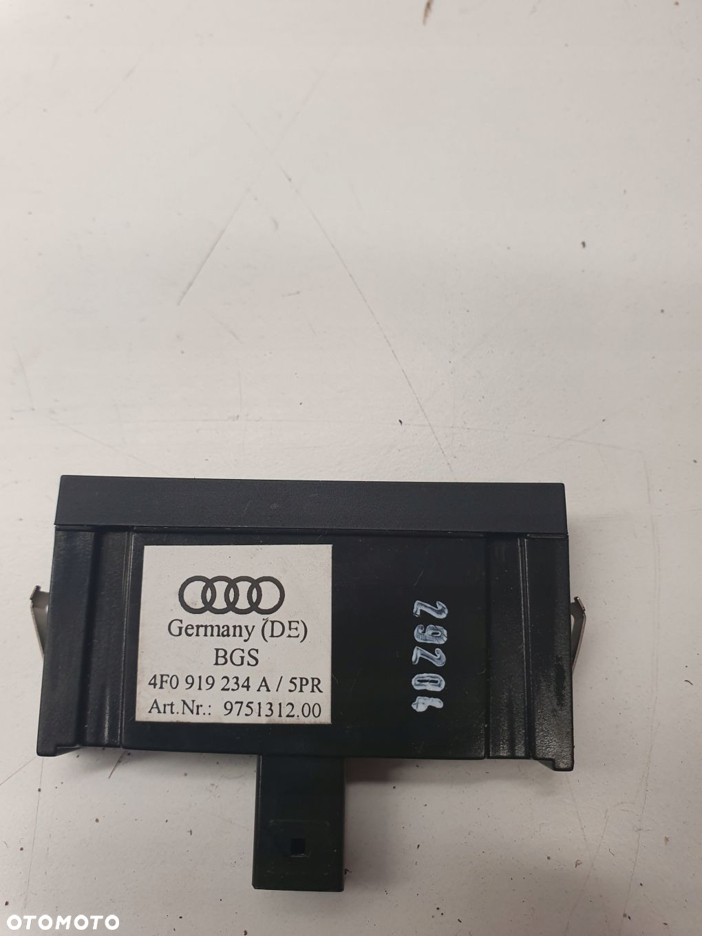 KONTROLKA PODUSZKI PASAŻERA AUDI A6 C6 4F0919234A - 2
