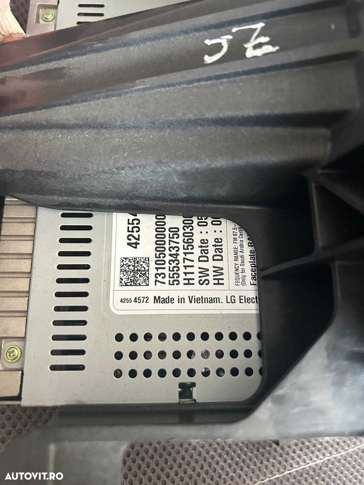 Navigație display si unitate Opel Zafira C Facelift 2018 42254572 - 2