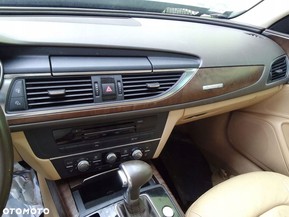 AUDI A7 A6 C7 DESKA KONSOLA BEŻOWA BRĄZOWA - 3