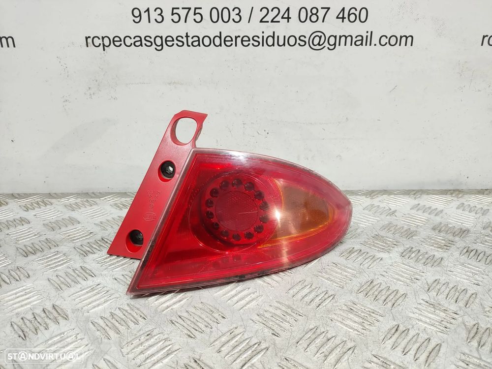 Conjunto Farolins Led Tras Traseiro Direito Esquerdo Seat Leon 1P Fase 1 5 Portas - 7
