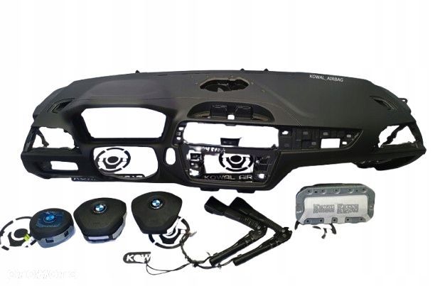 komplet poduszki deska pasy bmw 1 f21 - 1