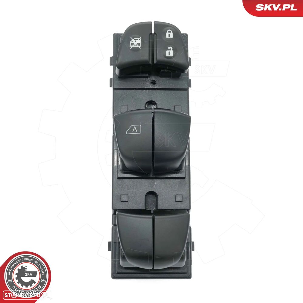 Botões de comando dos vidros Nissan Juke 2010 a 2019 - 2