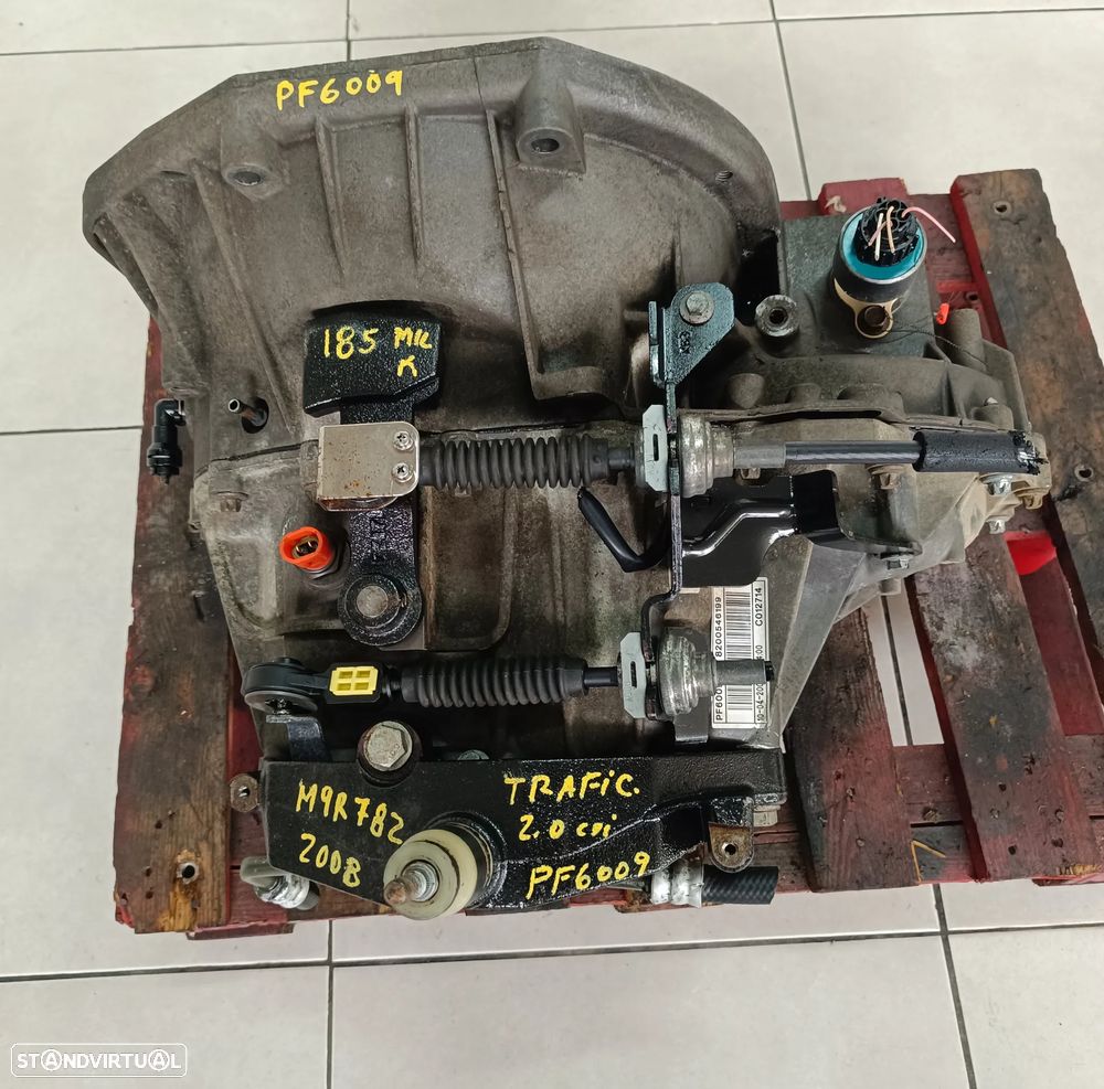 motor Renault Trafic 2.0DCI 115CV M9R782 caixa 6 velocidades PF6009 - 9