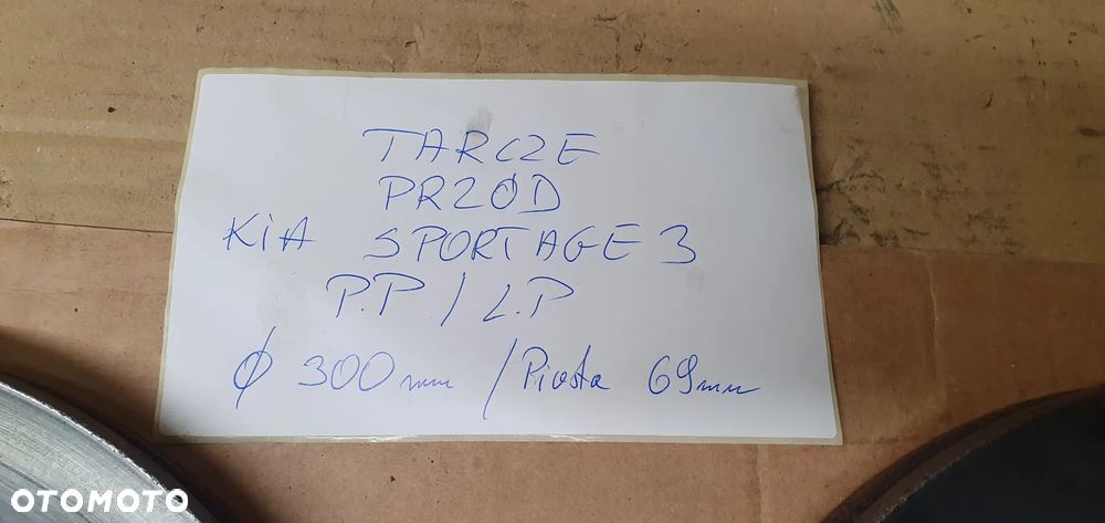 Tarcze hamulcowe przód przednie 300mm Kia Sportage III 2.0 CRDI - 10