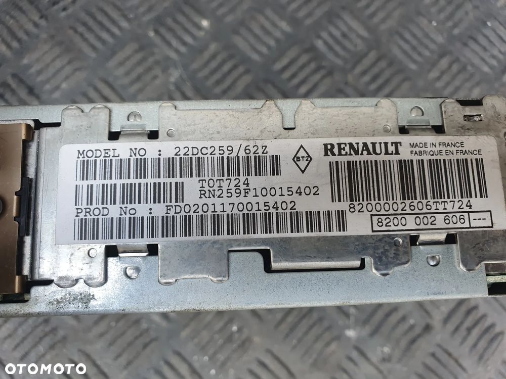 RADIO KASETA KASETOWE RENAULT LAGUNA II   8200002606 - 3