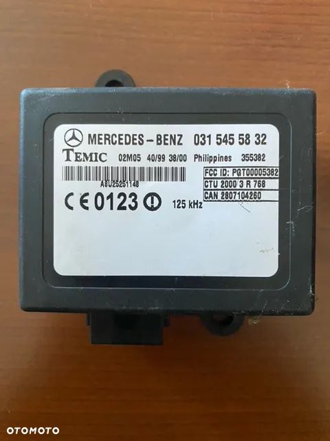 MERCEDES SPRINTER W903 MODUŁ IMMOBILIZERA 0315455832 - 1
