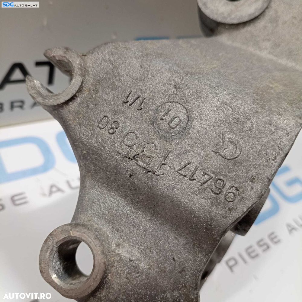 Suport Accesorii Motor Compresor AC Alternator Peugeot 206 1.4 HDI 1998 - 2012 Cod 9641715580 [1540] - 4