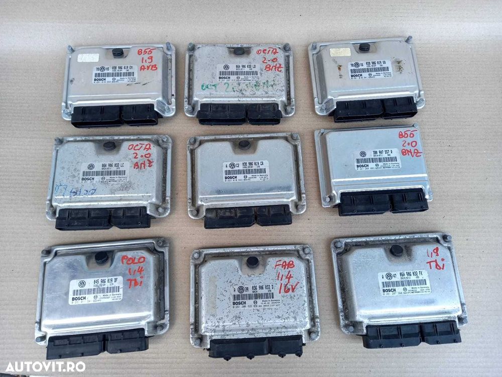 Skoda Fabia Octavia Vw Golf Polo Beetle Passat Seat, calculator ECU. - 2