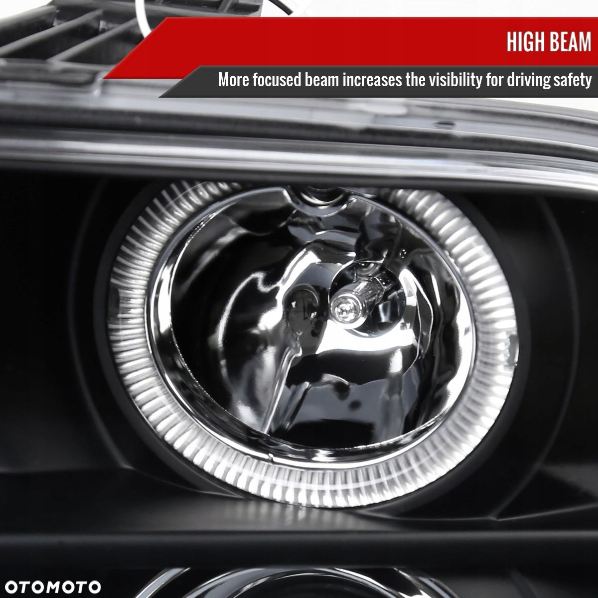 Reflektor Lampa kpl Led Ring Angel Eyes Tuning Ford Mustang V 5 2004-2009 - 5