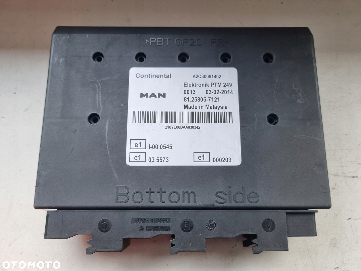 STEROWNIK KOMPUTER MODUŁ PTM MAN TGX TGS 81258057121 - 1