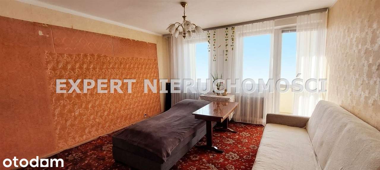 2 Pokoje 39 m2, balkon, woda ciepła z sieci, WP II