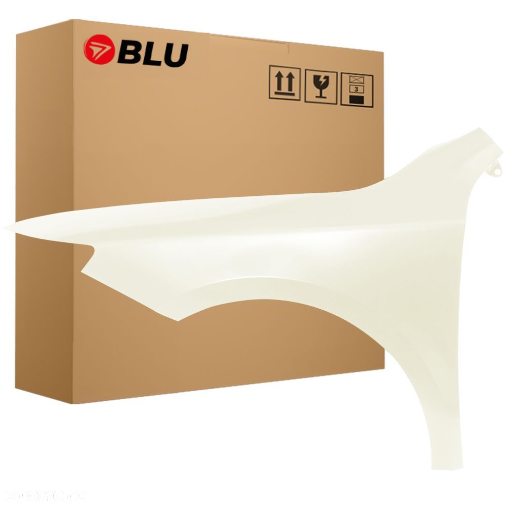 BLU Błotnik SKODA SUPERB II 3T LIFT LB9A lewy biały 13-15 przód CandyWeiss - 1