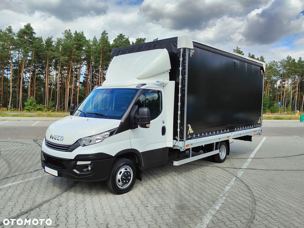 Iveco DAILY 50/35C15 BLIŹNIAK** Skrzynka+Plandeka+1x FIRANKA + PAKA dł.505cm/szer.246cm** POLSKI SALON** 210 tyś KM** DMC do 3.5T kat.B** - 1