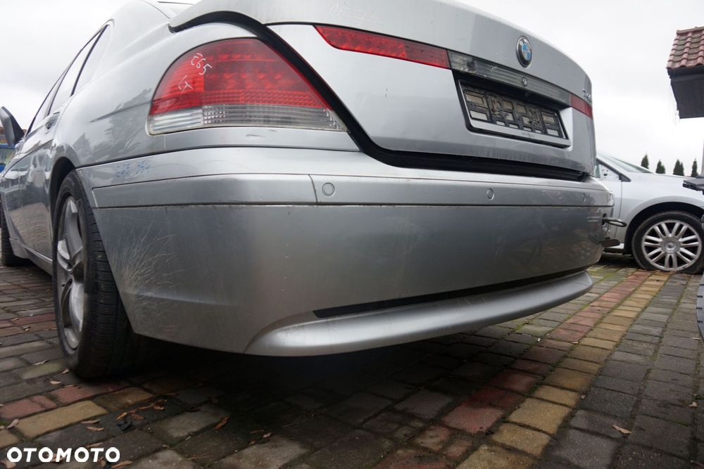 ZDERZAK TYLNY PDC 7 IV E65 354  SREBRNY TITANSILBER BMW 2001-2005 - 1