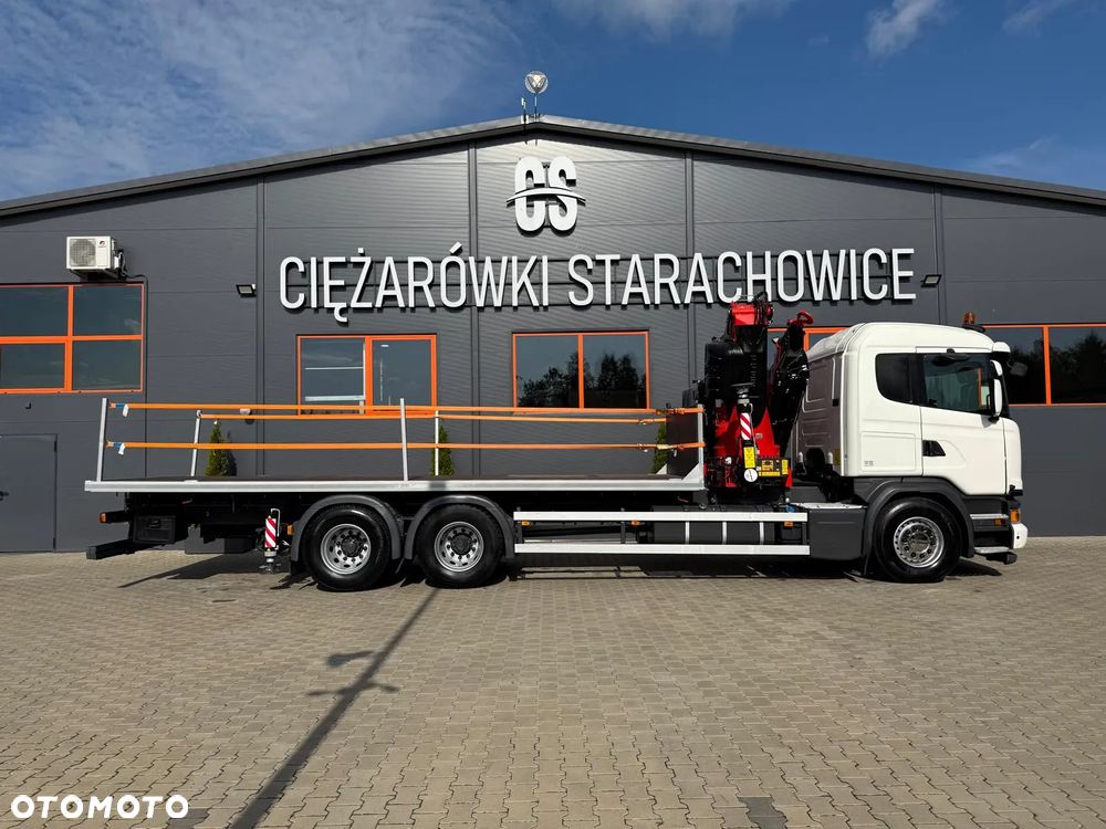 Scania Scania SCANIA G 320 // 6x2 6x4 // platforma z żurawiem FASSI F425RA.2.24 - 7