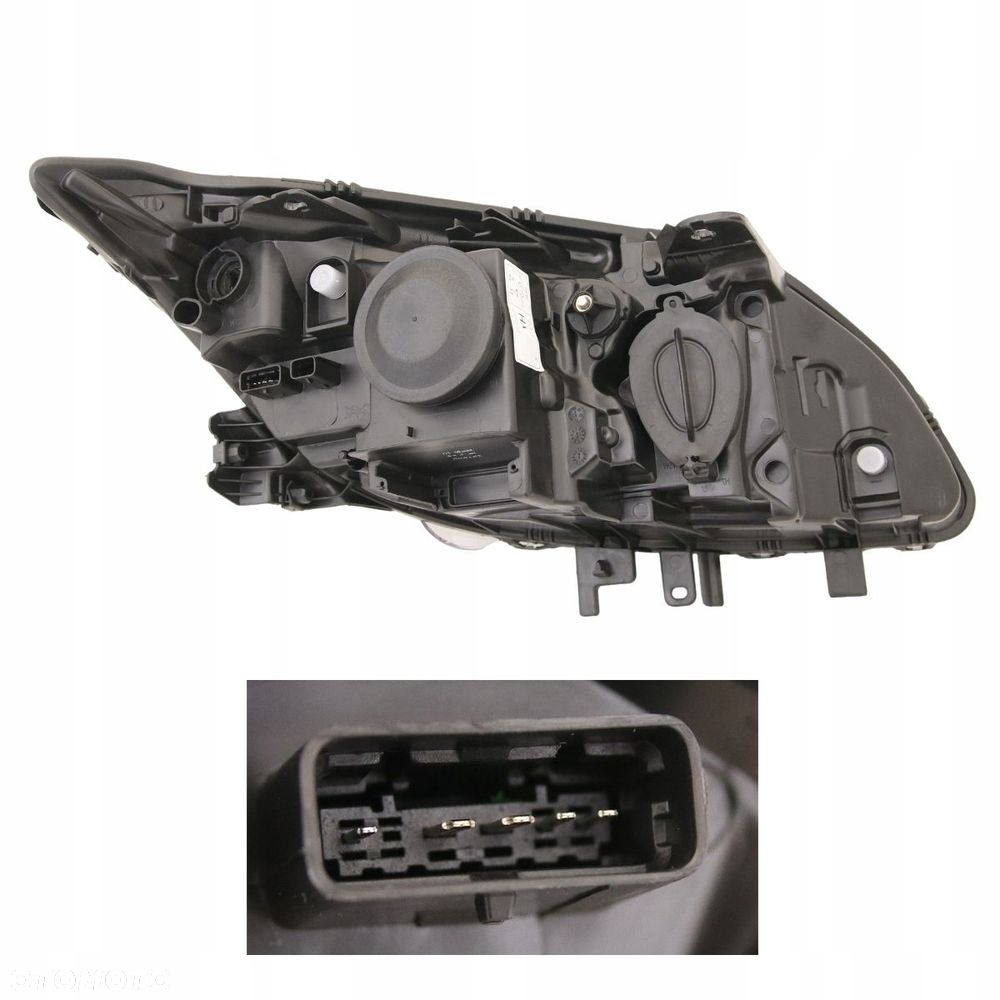 Reflektor Lampa Przód Srebrna Tyc Renault Laguna III 3 2007-2010 kpl - 2